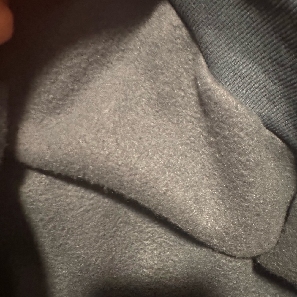 Cropped Crewneck Sweatshirt in Teal - Picture 5 of 6